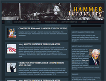 Tablet Screenshot of hammerthrow.org